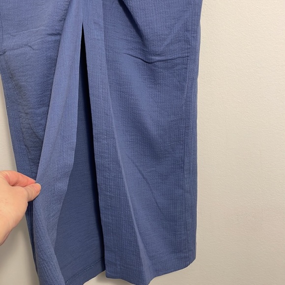 Zara new blue knot midi skirt large - Picture 4 of 7